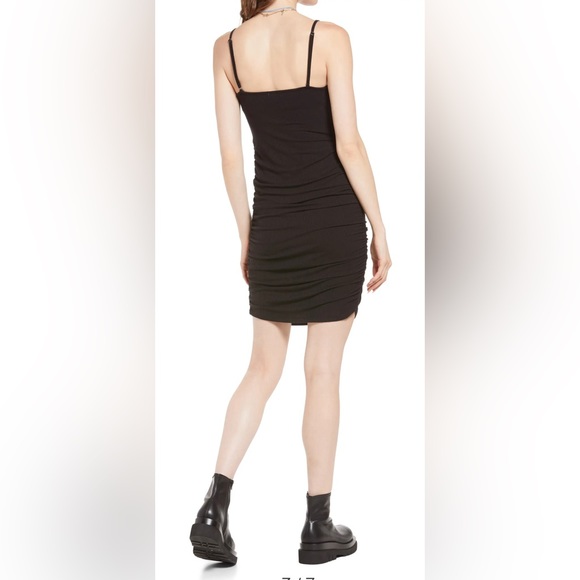 BP Ruched Cami Black Minidress Size 3X NWT - Picture 3 of 12